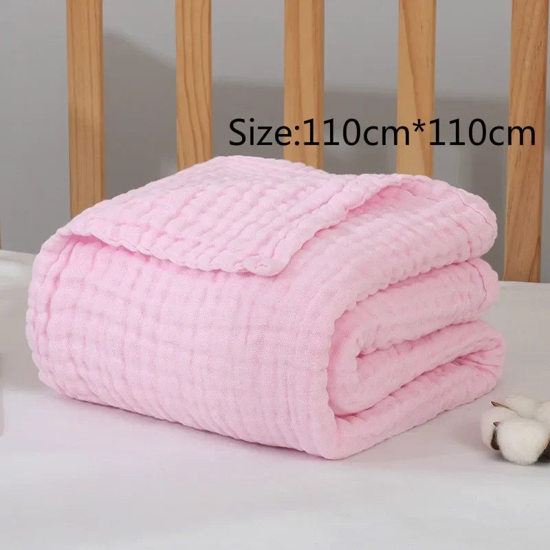 Baby Muslin Squares Diaper Muslin Swaddle Bamboo Baby Blanket Newborn Baby Swaddle Wrap Baby Blankets Newborn Cotton Manta Bebe